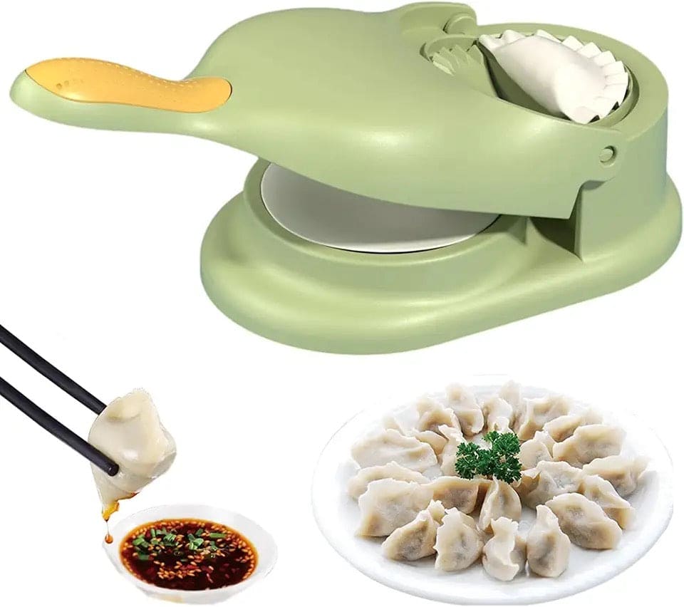 2 In 1 Dumpling Maker, Portable Manual Dumpling Presser,